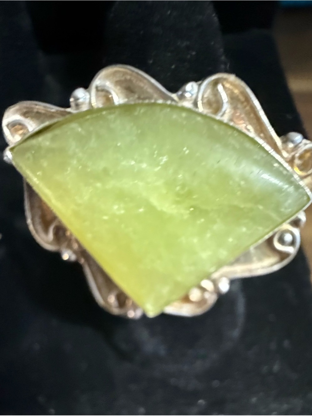 Sterling Fan Statement Ring